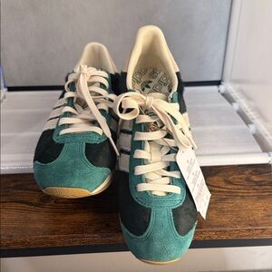 adidas Originals Teal and Black Sneakers